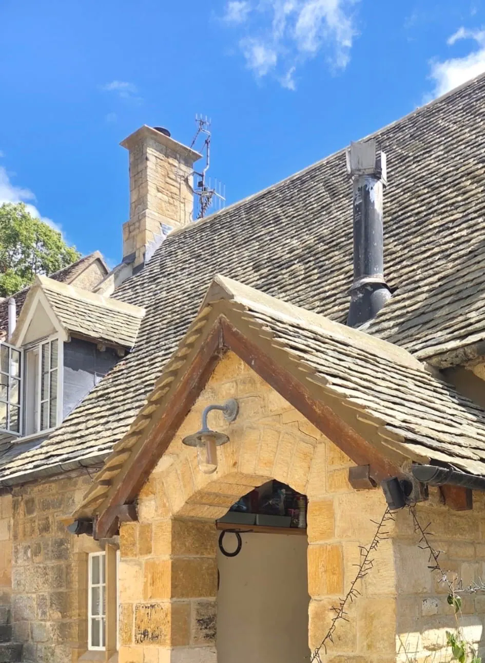 Traditional Cotswold stone roof completed by LS Roofing