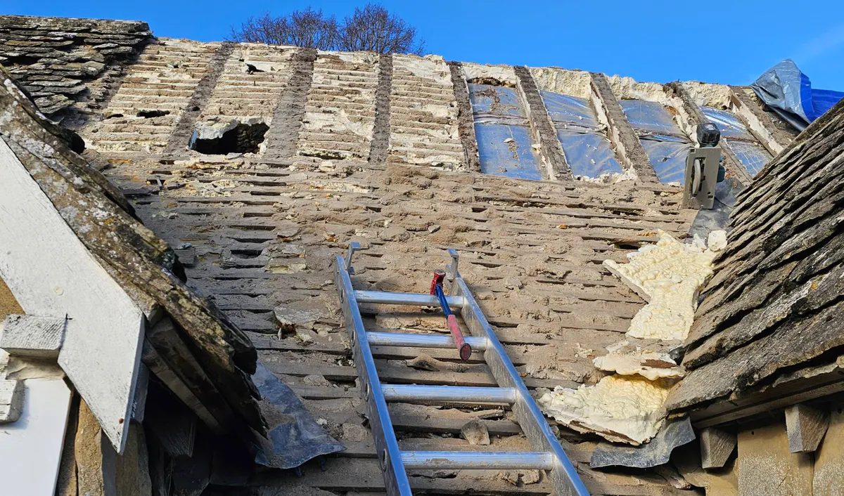 Local roof repair work by LS Roofing